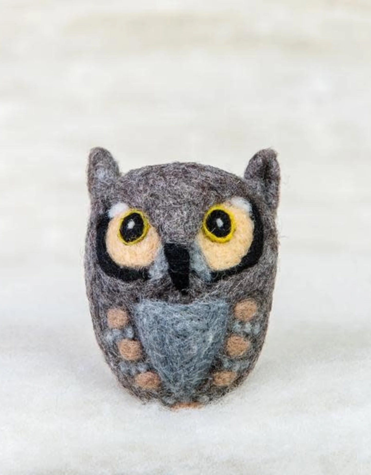 Felt Horned Owl