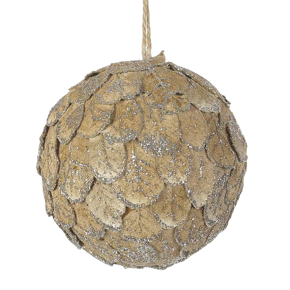 Leaf Ball Ornament