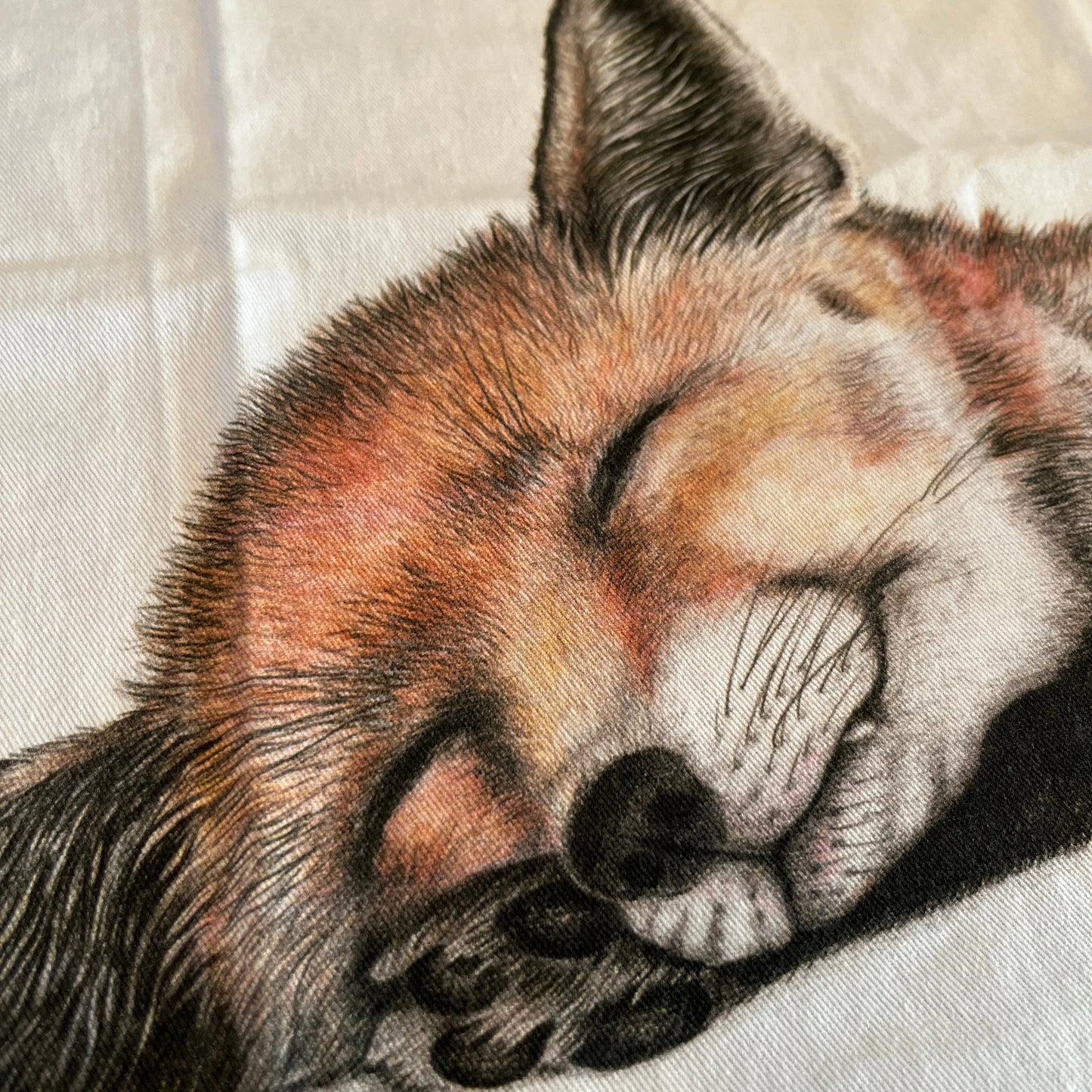 Fox Tea Towel- ON SALE