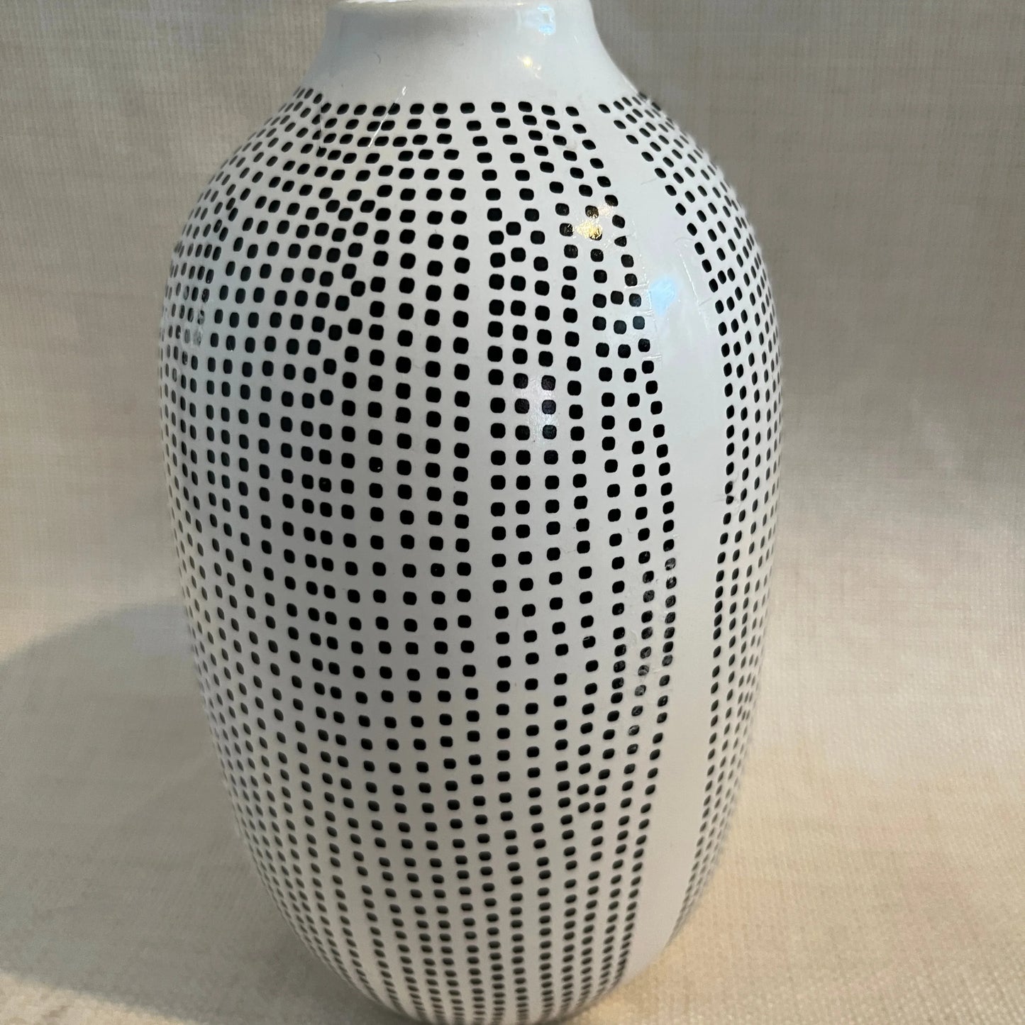 Black Dot Vase