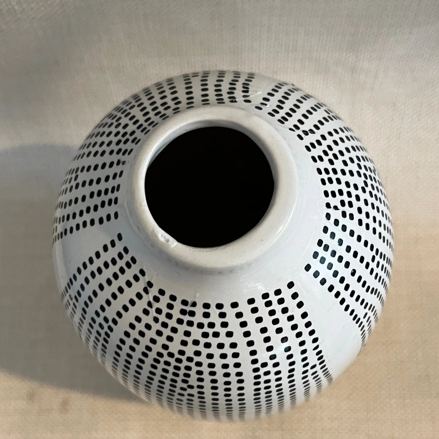 Black Dot Vase