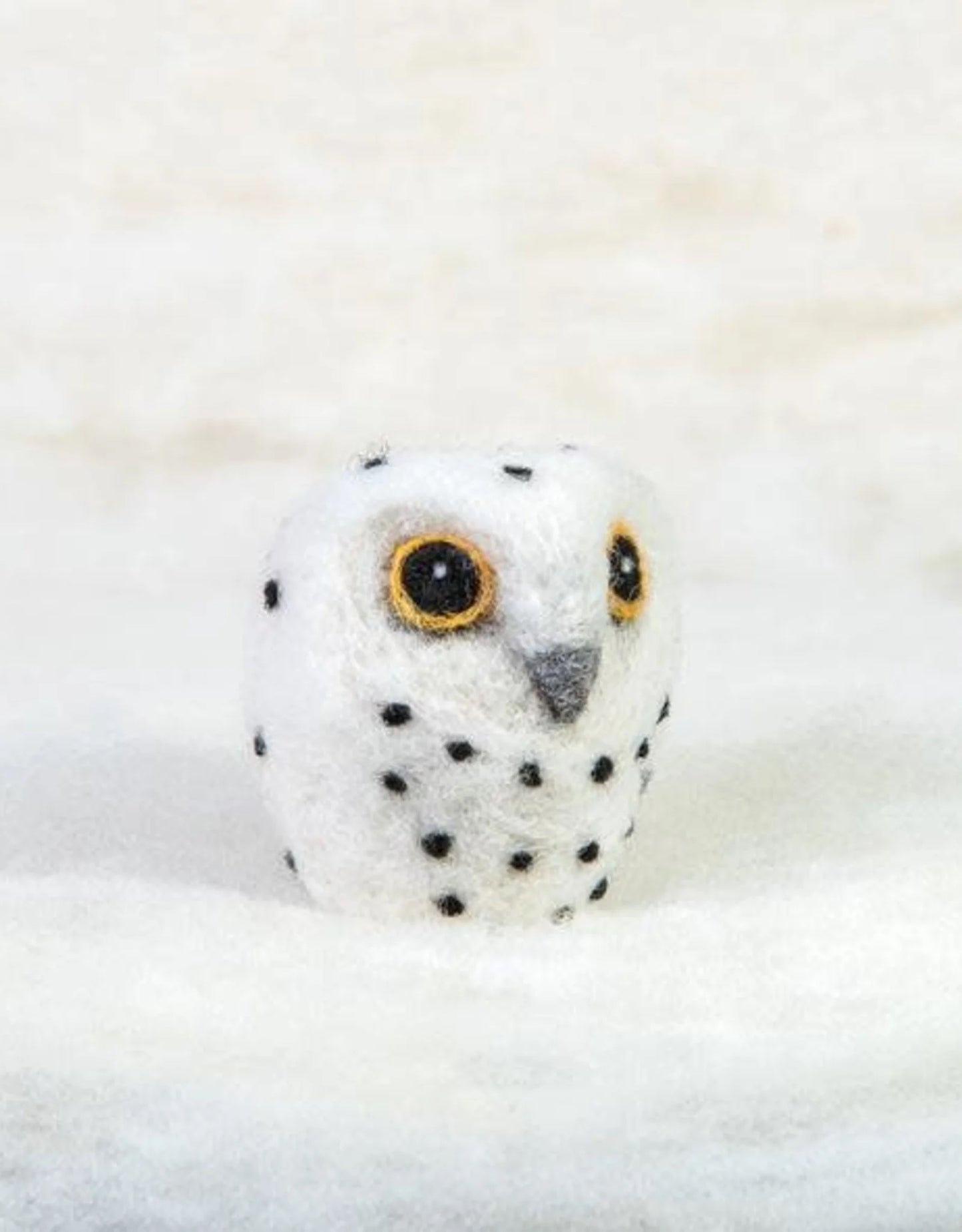 Felt Snow Owl